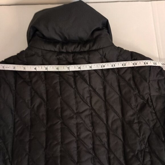 Eddie Bauer Premium Goose Down Coat Black 4 Pocket Women’s XS - Picture 11 of 15
